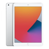 Refurbished Apple iPad 8th Generation Silver front and back