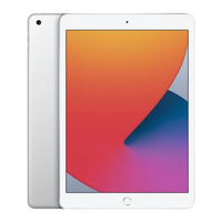 Refurbished Apple iPad 8th Generation Silver front and back