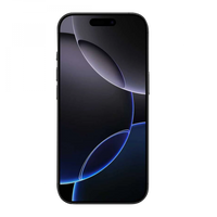 Refurbished Apple iPhone 16 Pro Black Titanium front