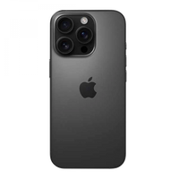 Refurbished Apple iPhone 16 Pro Black Titanium rear