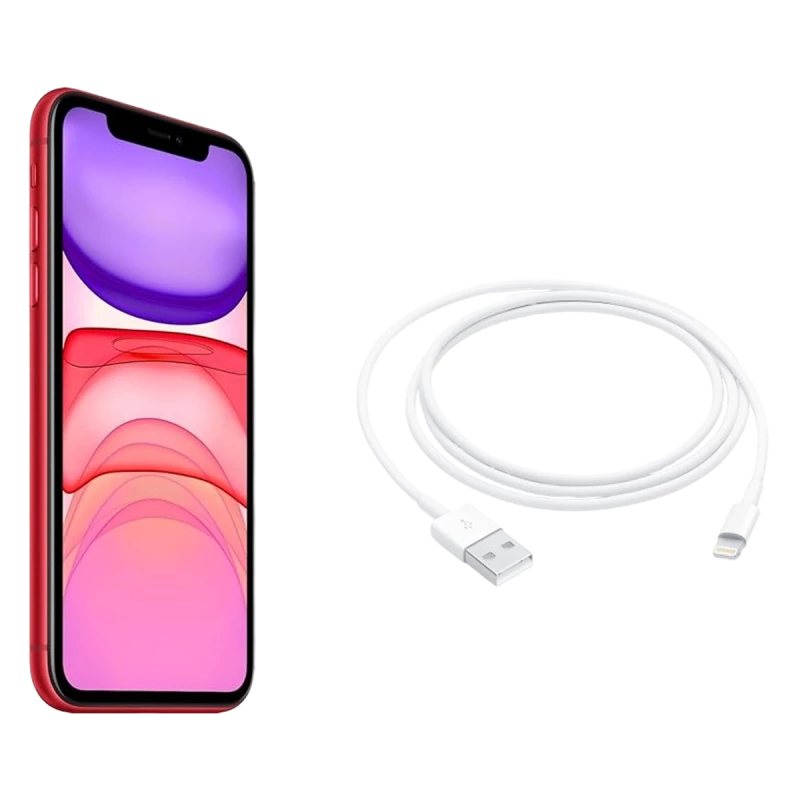 Refurbished Apple iPhone 11 Red UK used iPhone image 4