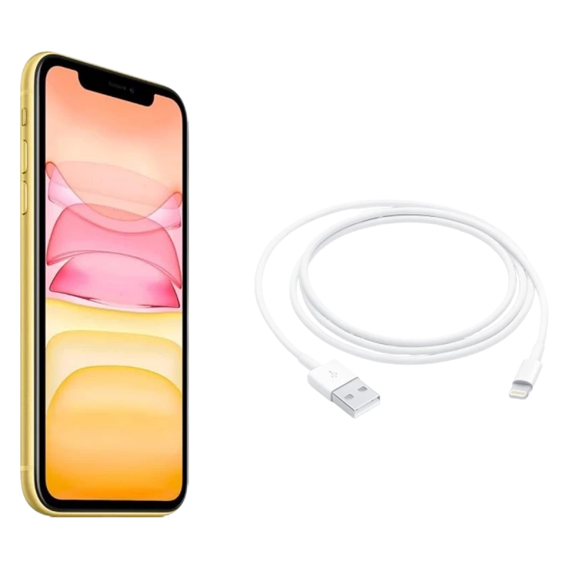 Refurbished Apple iPhone 11 Yellow UK used iPhone image 4
