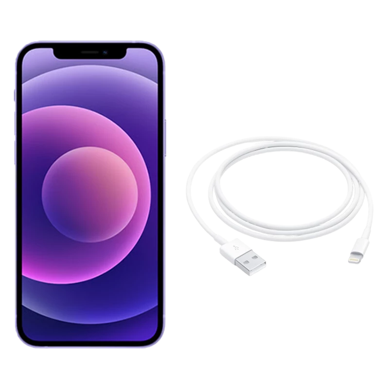 Refurbished Apple iPhone 12 Mini Purple UK used iPhone image 4