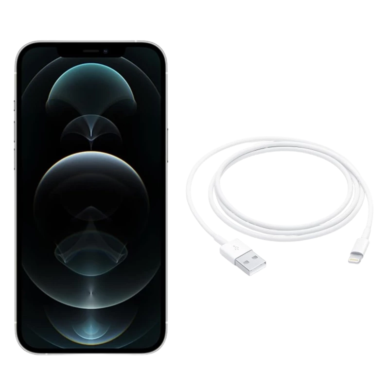 Refurbished Apple iPhone 12 Pro Max Silver UK used iPhone image 4