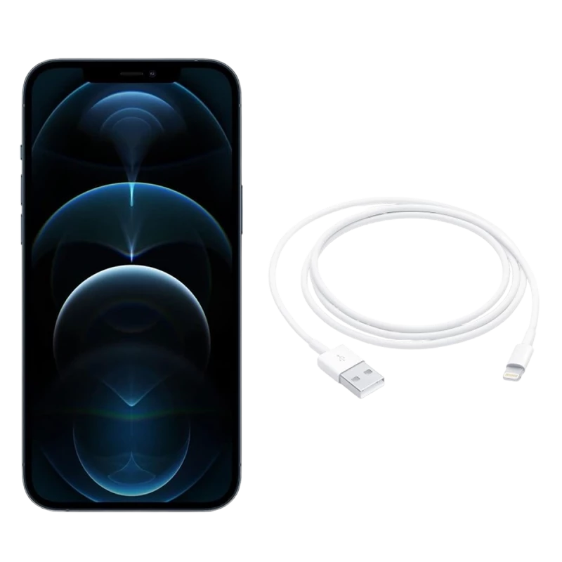 Refurbished Apple iPhone 12 Pro Pacific Blue UK used iPhone image 4