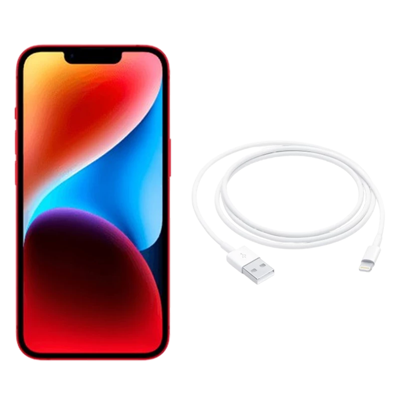 Refurbished Apple iPhone 14 Plus Red UK used iPhone image 4