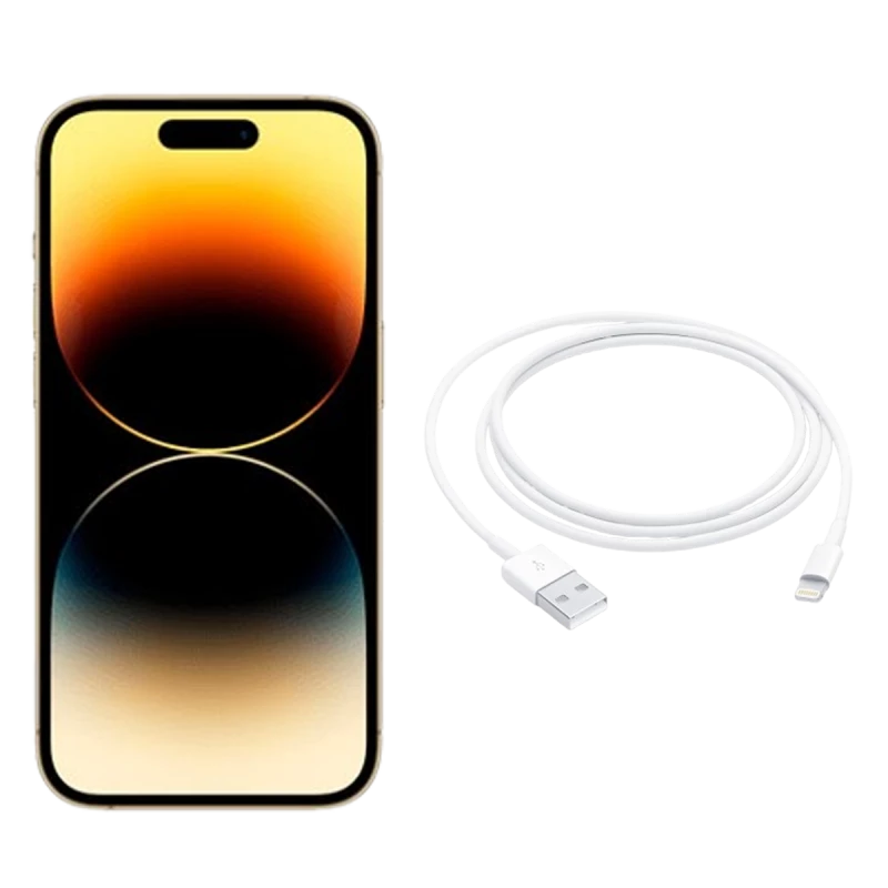 Refurbished Apple iPhone 14 Pro Max Gold UK used iPhone image 4