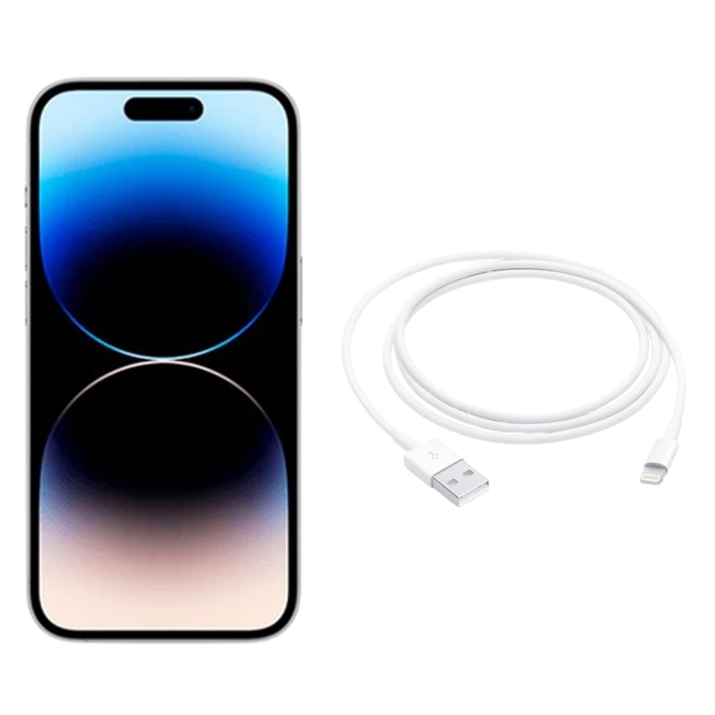 Refurbished Apple iPhone 14 Pro Max Silver UK used iPhone image 4