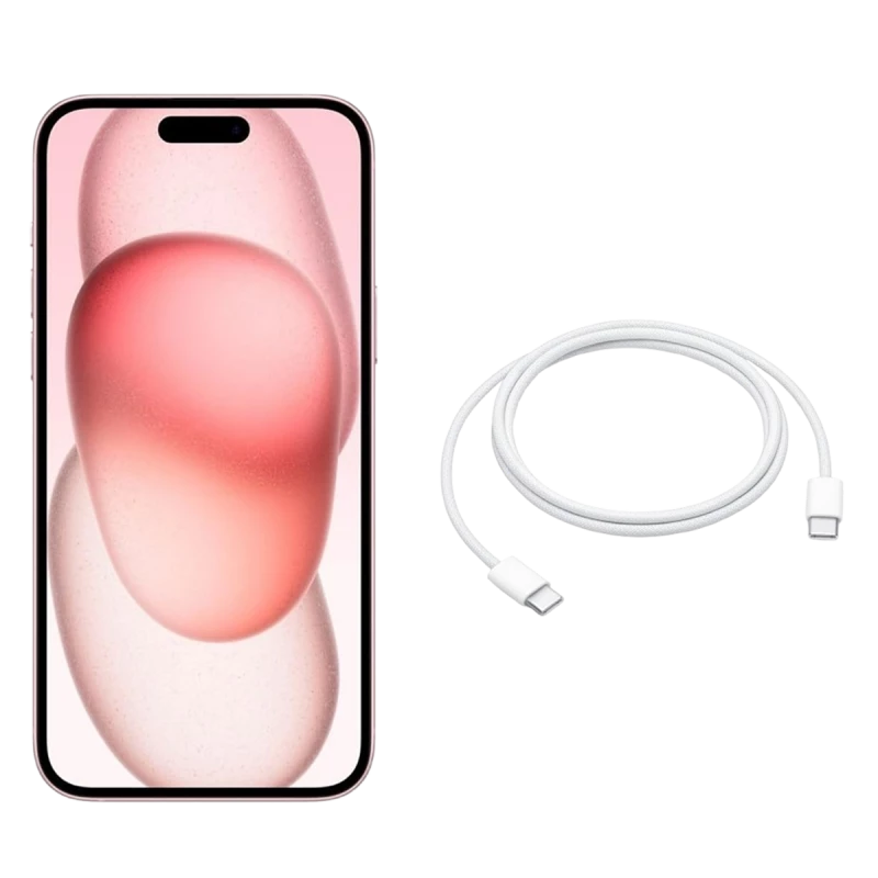 Refurbished Apple iPhone 15 Pink UK used iPhone image 3
