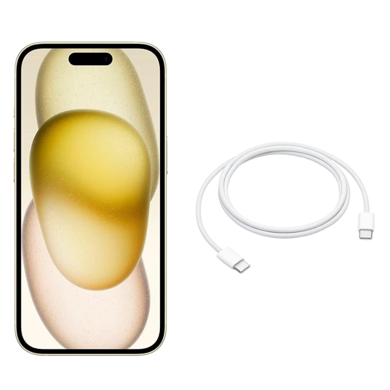 Refurbished Apple iPhone 15 Plus Yellow UK used iPhone image 4
