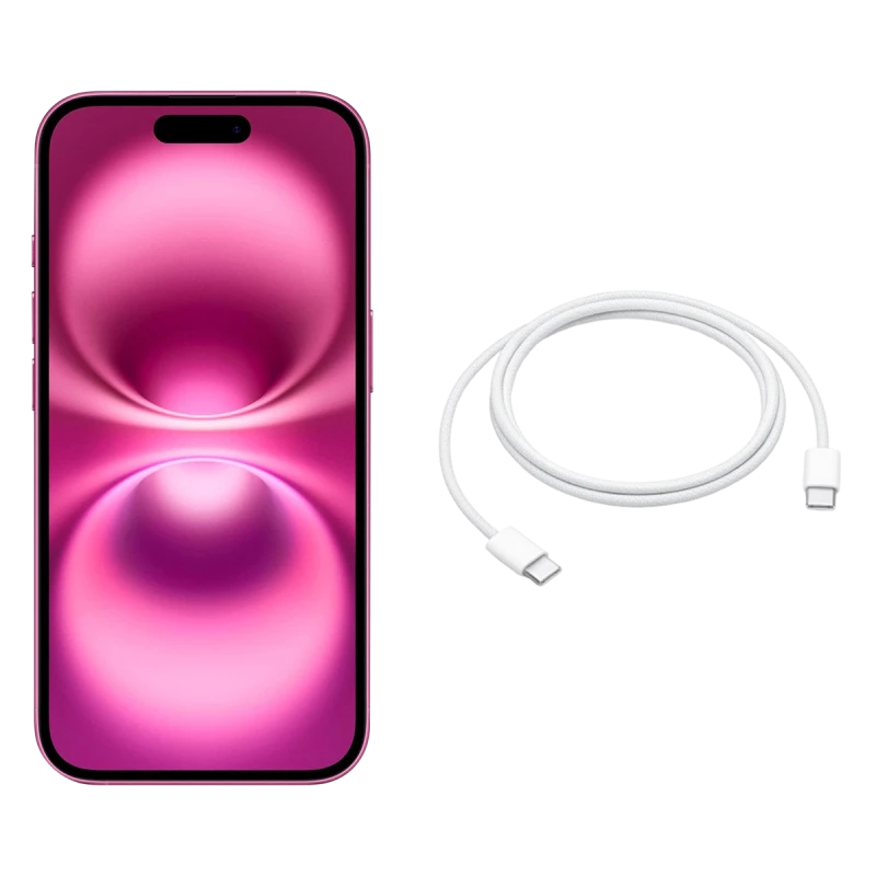 Refurbished Apple iPhone 16 Pink UK used iPhone image 4