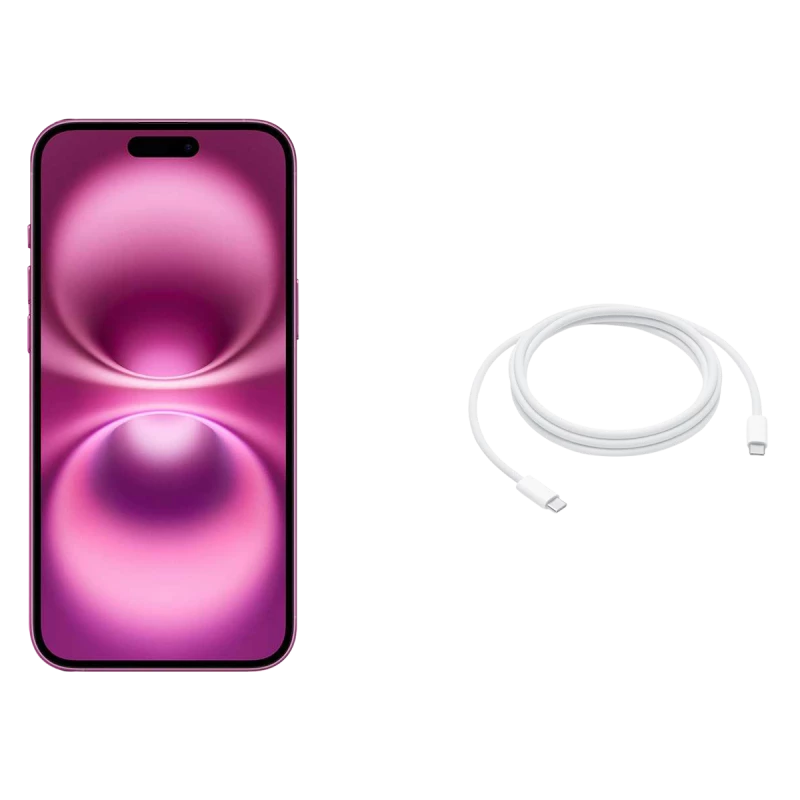 Refurbished Apple iPhone 16 Plus Pink UK used iPhone image 4