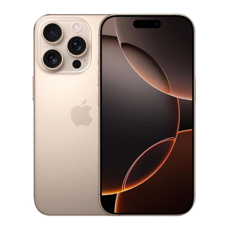 Refurbished Apple iPhone 16 Pro Max Desert Titanium UK used iPhone image 1