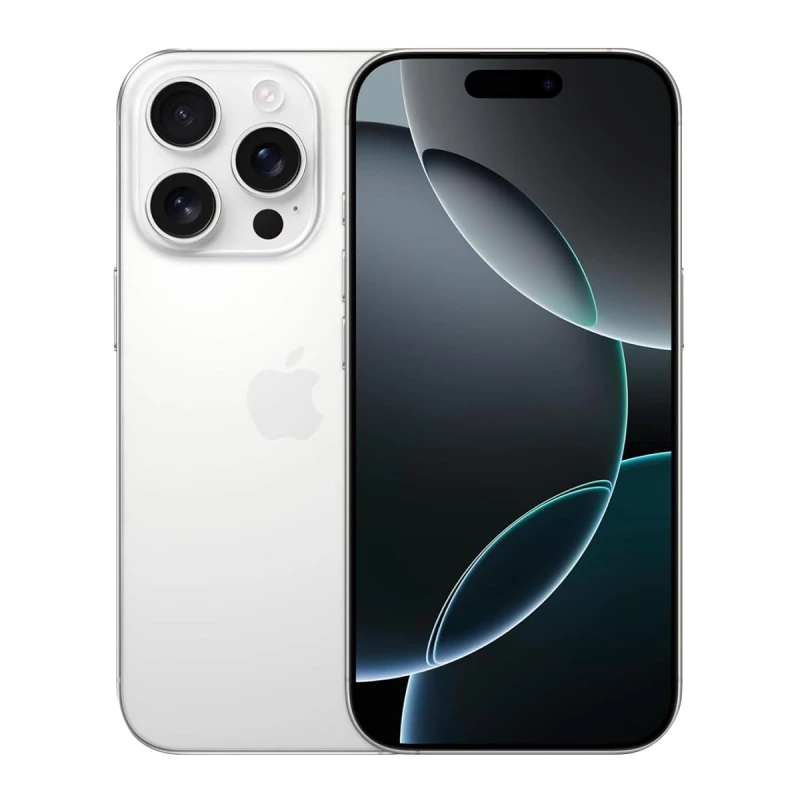 Refurbished Apple iPhone 16 Pro Max White Titanium UK used iPhone image 1