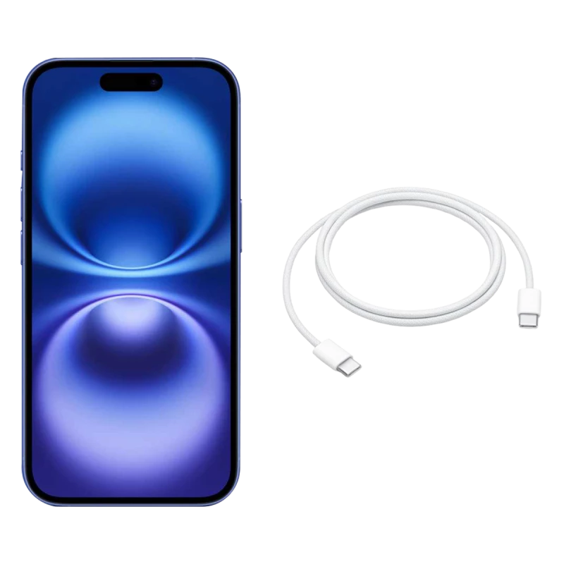Refurbished Apple iPhone 16 Ultramarine UK used iPhone image 4