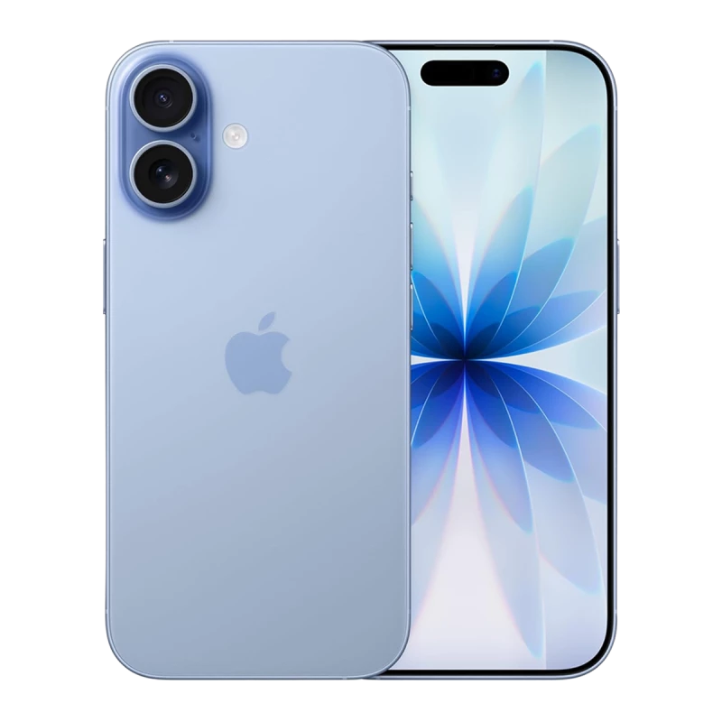 Refurbished Apple iPhone 17 Mist Blue UK used iPhone image 1