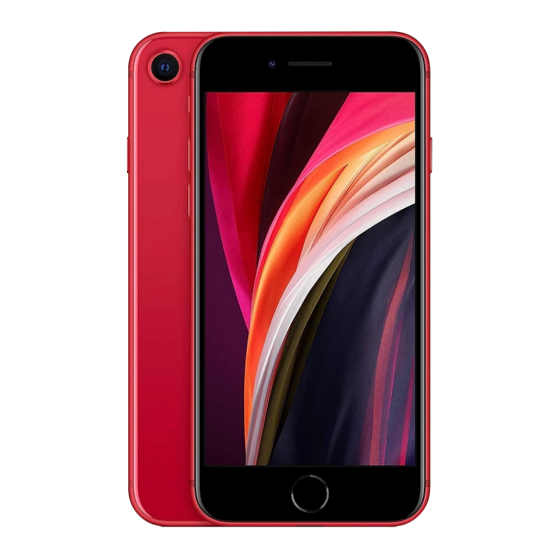 Refurbished Apple iPhone SE (2020) Red UK used iPhone image 1