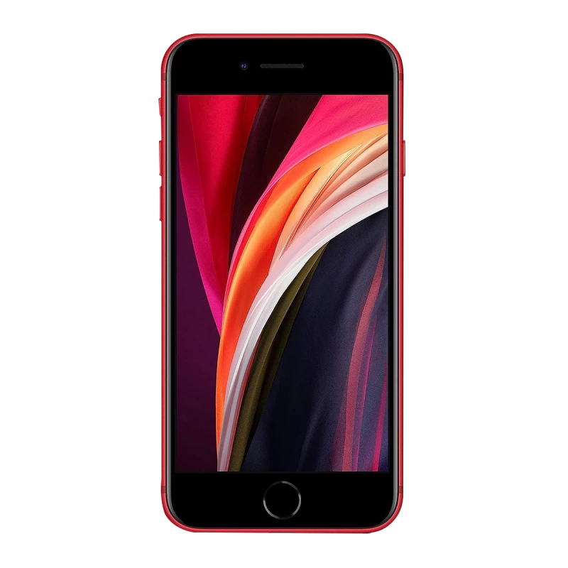 Refurbished Apple iPhone SE (2020) Red UK used iPhone image 2