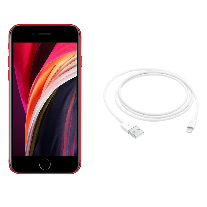 Refurbished Apple iPhone SE (2020) Red UK used iPhone image 4
