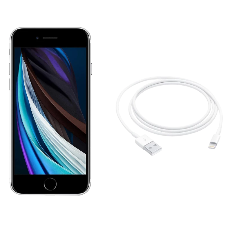 Refurbished Apple iPhone SE (2020) White UK used iPhone image 4