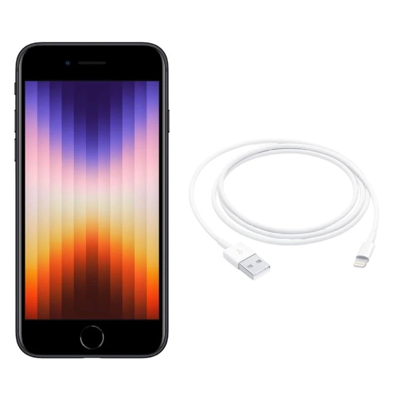 Refurbished Apple iPhone SE (2022) Midnight UK used iPhone image 4