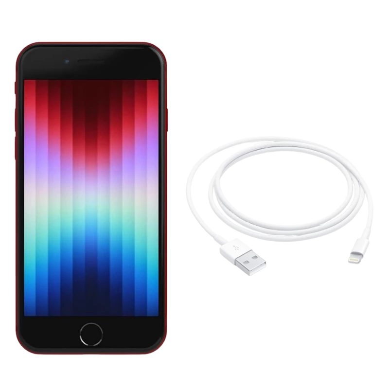 Refurbished Apple iPhone SE (2022) Red UK used iPhone image 4