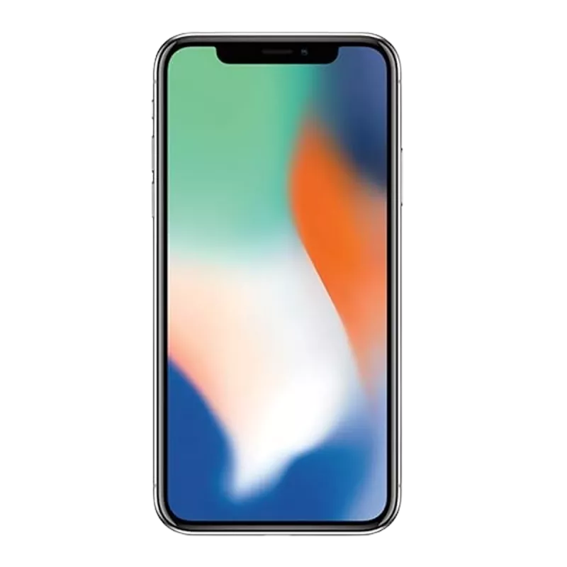 Refurbished Apple iPhone X Silver UK used iPhone image 2