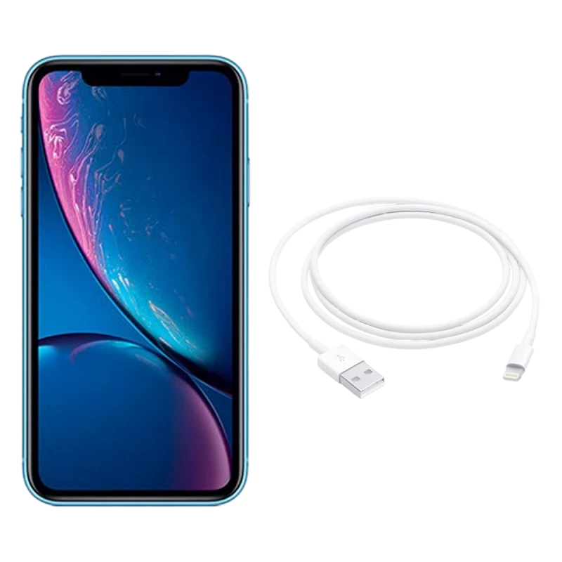 Refurbished Apple iPhone XR Blue UK used iPhone image 4