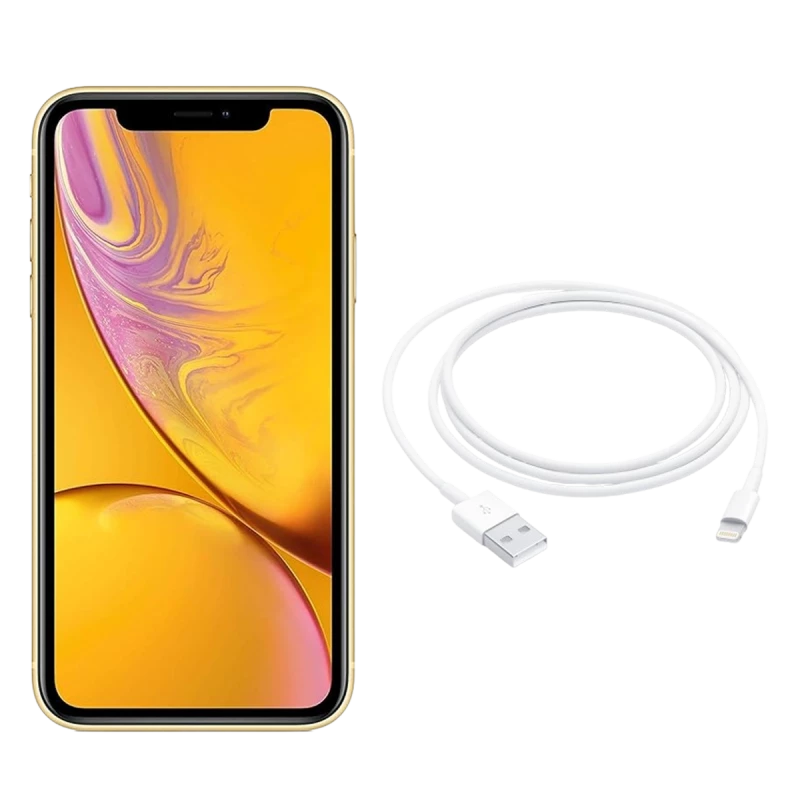 Refurbished Apple iPhone XR Yellow UK used iPhone image 4